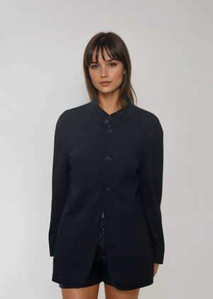 Armani Navy Cotton Jacket