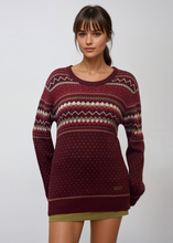 Load image into Gallery viewer, Burberry Red Printed Sweater
