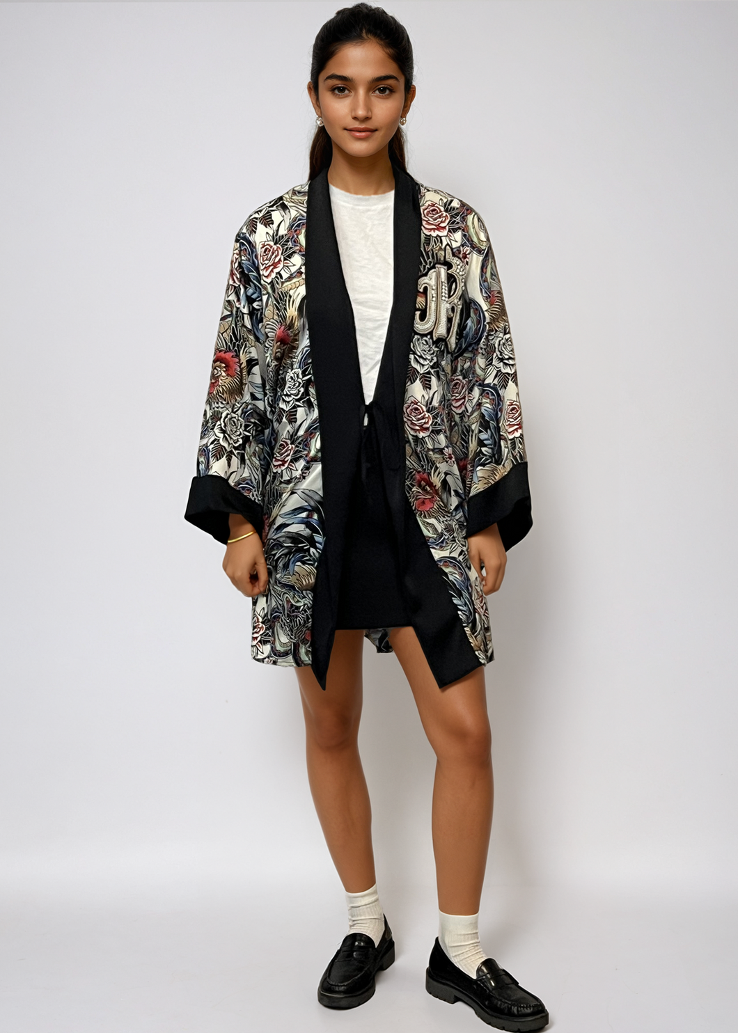 Red Valentino Floral Kimono