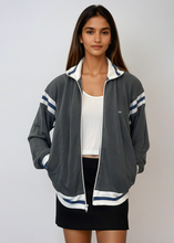 Load image into Gallery viewer, Dior Grey Blue and White Zip Up
