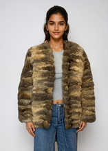 Load image into Gallery viewer, Multicolor Fur Coat
