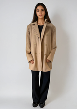 Load image into Gallery viewer, Calvin Klein Tan Wool Coat
