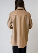 Load image into Gallery viewer, Calvin Klein Tan Wool Coat
