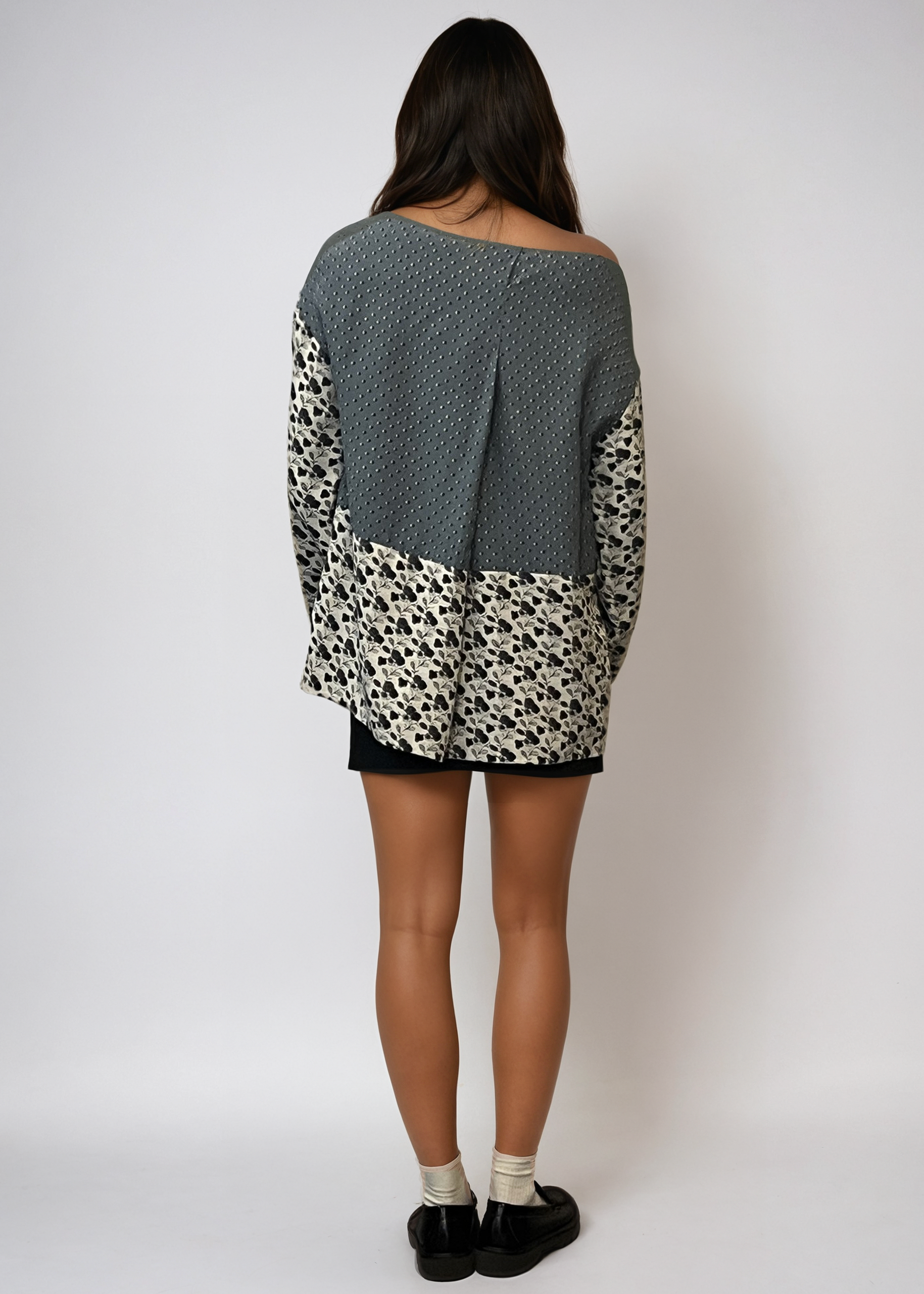 Louis Vuitton Floral Boat Neck Top