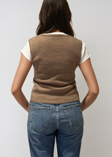 Load image into Gallery viewer, Chloe Tan Sweater Vest
