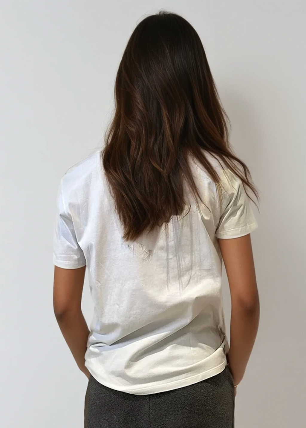 Balmain White and Black Tee