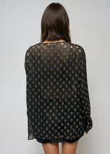 Load image into Gallery viewer, Etro Black and Gold Blouse
