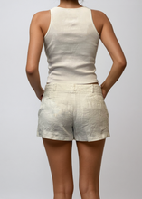 Load image into Gallery viewer, Gucci Cream Horsebit Shorts
