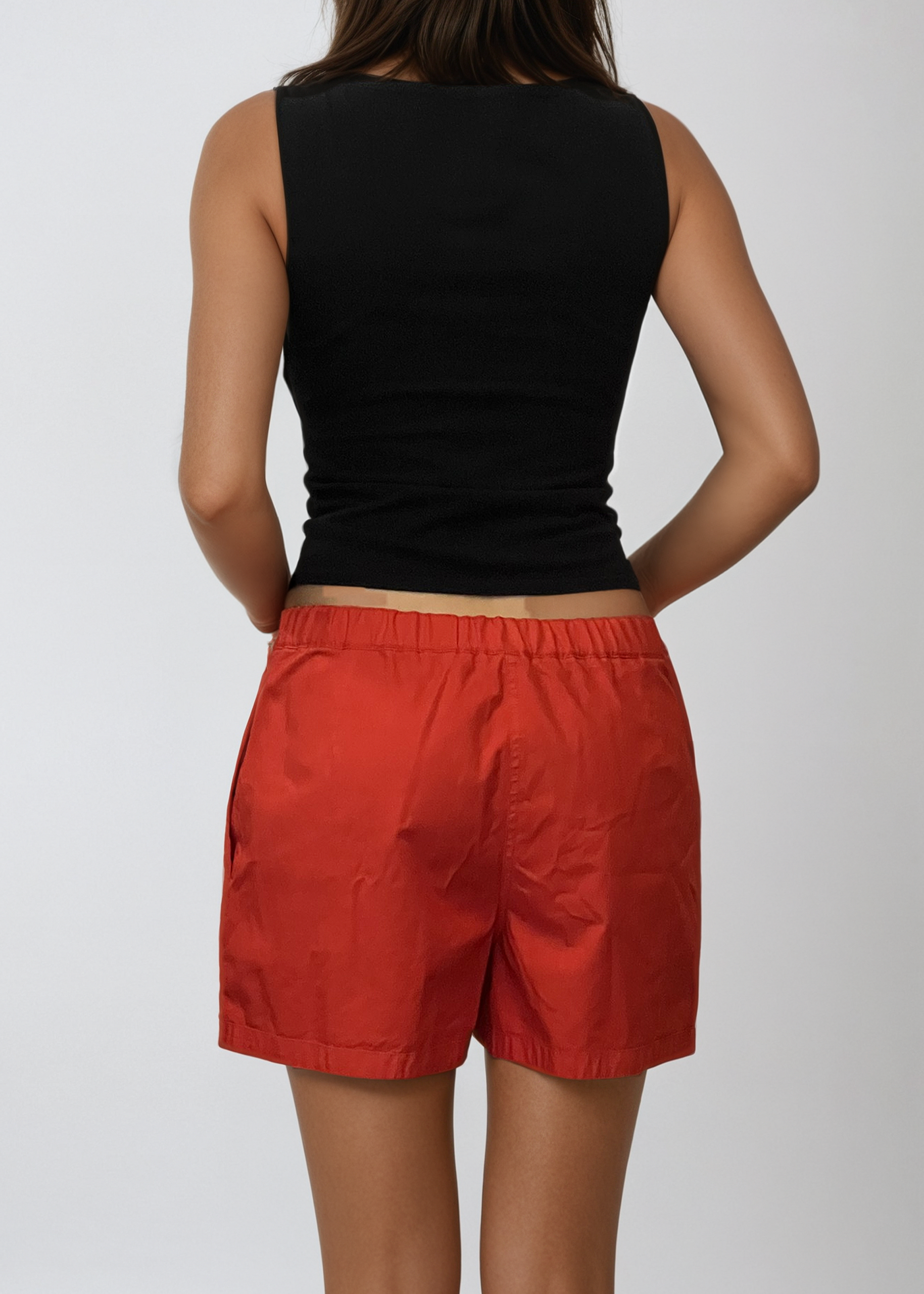 Jil Sander Red Shorts