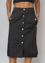 Load image into Gallery viewer, Celine Brown Midi Skirt
