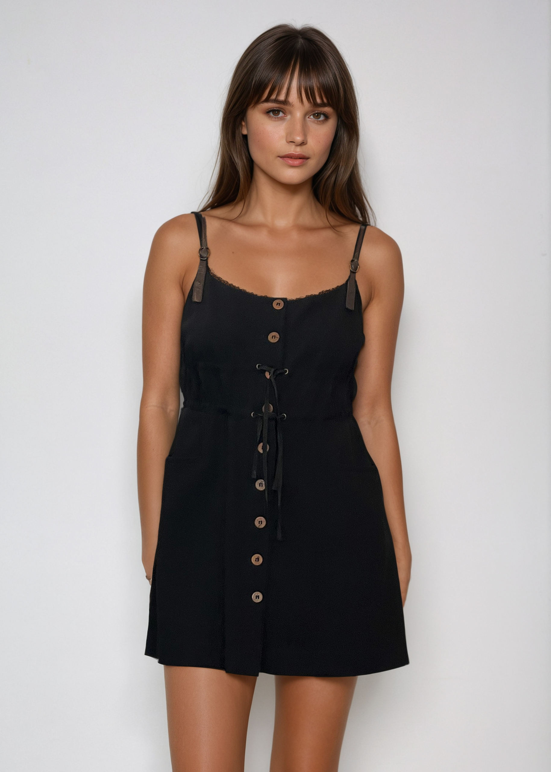 Plein Sud Black Mini Dress