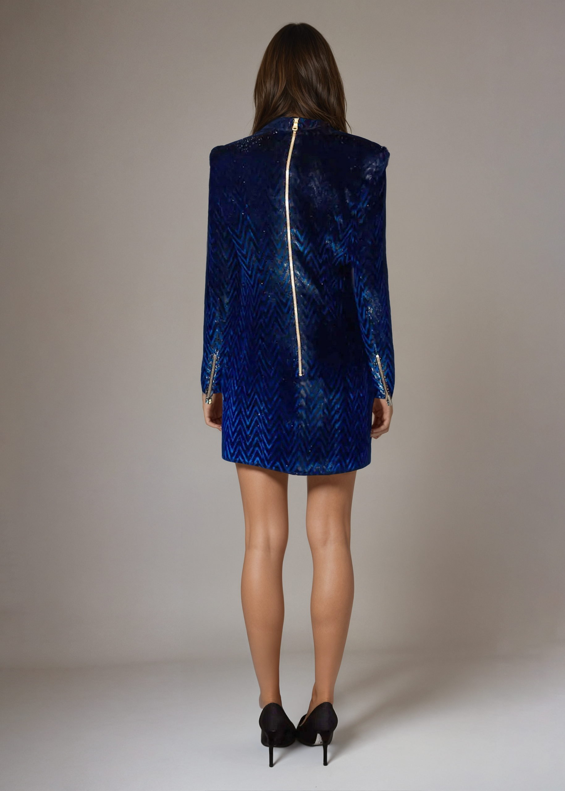 Balmain Patterned Bow Dress