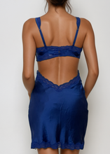 Load image into Gallery viewer, Stella McCartney Blue Lace Cutout Dress
