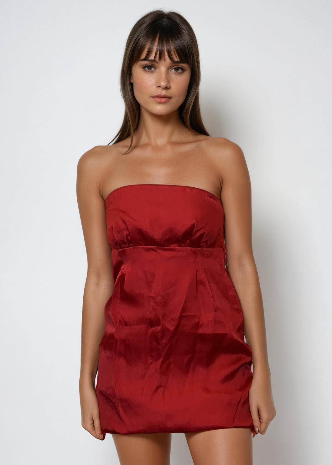 Valentino Red Strapless Dress