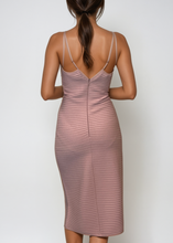 Load image into Gallery viewer, Herve Leger Pink Midi Dress
