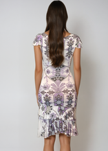 Load image into Gallery viewer, Cavalli Purple and White Midi Dress
