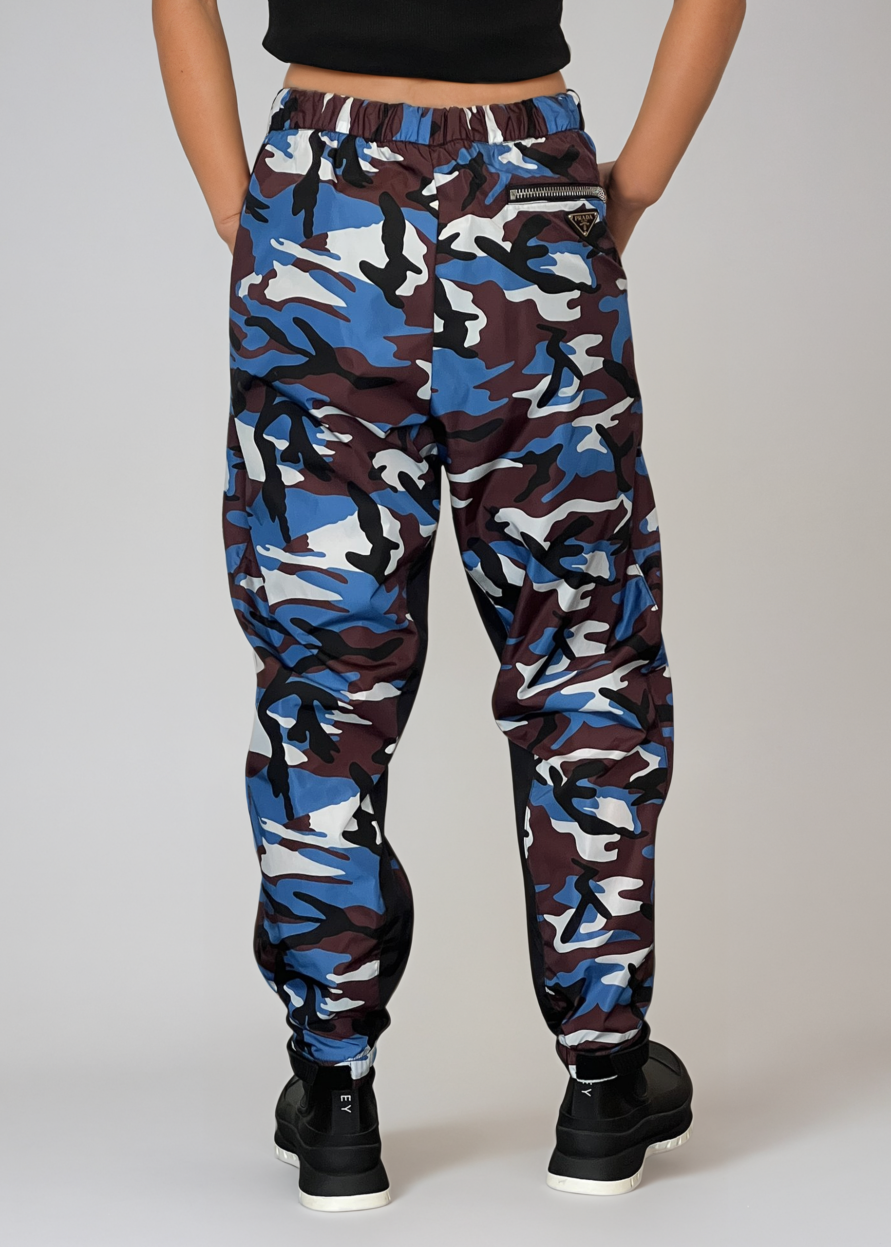 Prada Nylon Camo Pants