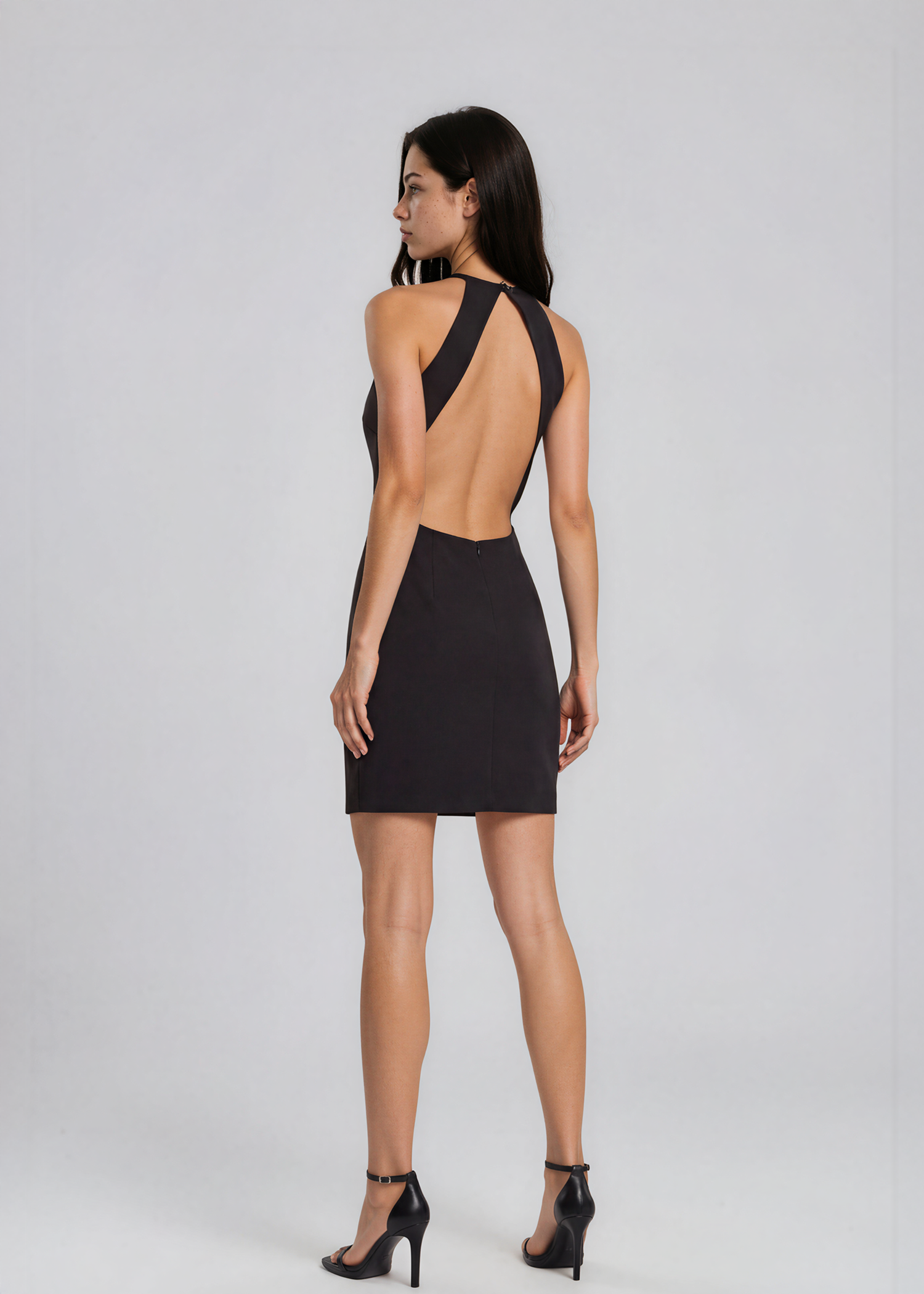 Kaufmanfranco Silk Backless Midi Dress