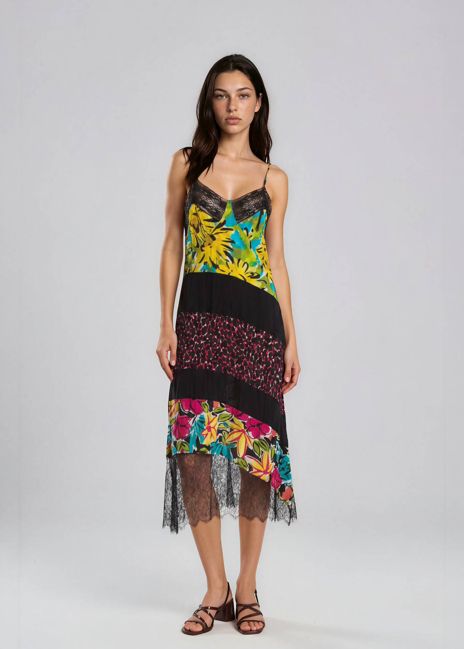 Michael Kors Printed Midi Dress