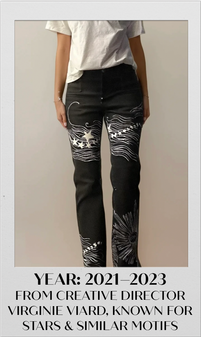 Chanel Black Star Jeans
