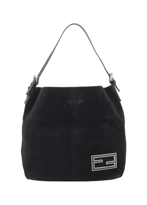 Fendi Black Suede Bucket Tote