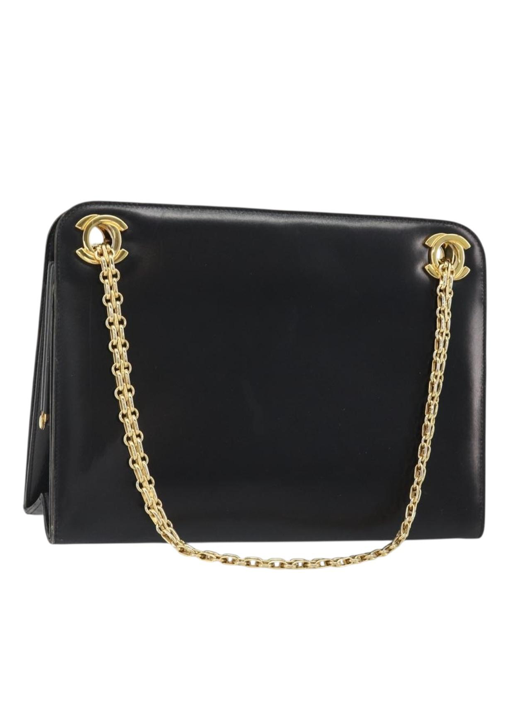 Chanel Black Leather Shoulder Bag