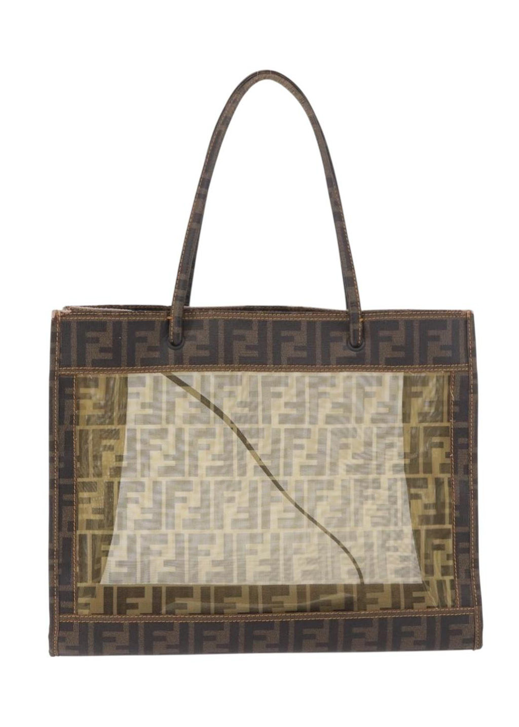 Fendi Brown Zucca Beach Tote