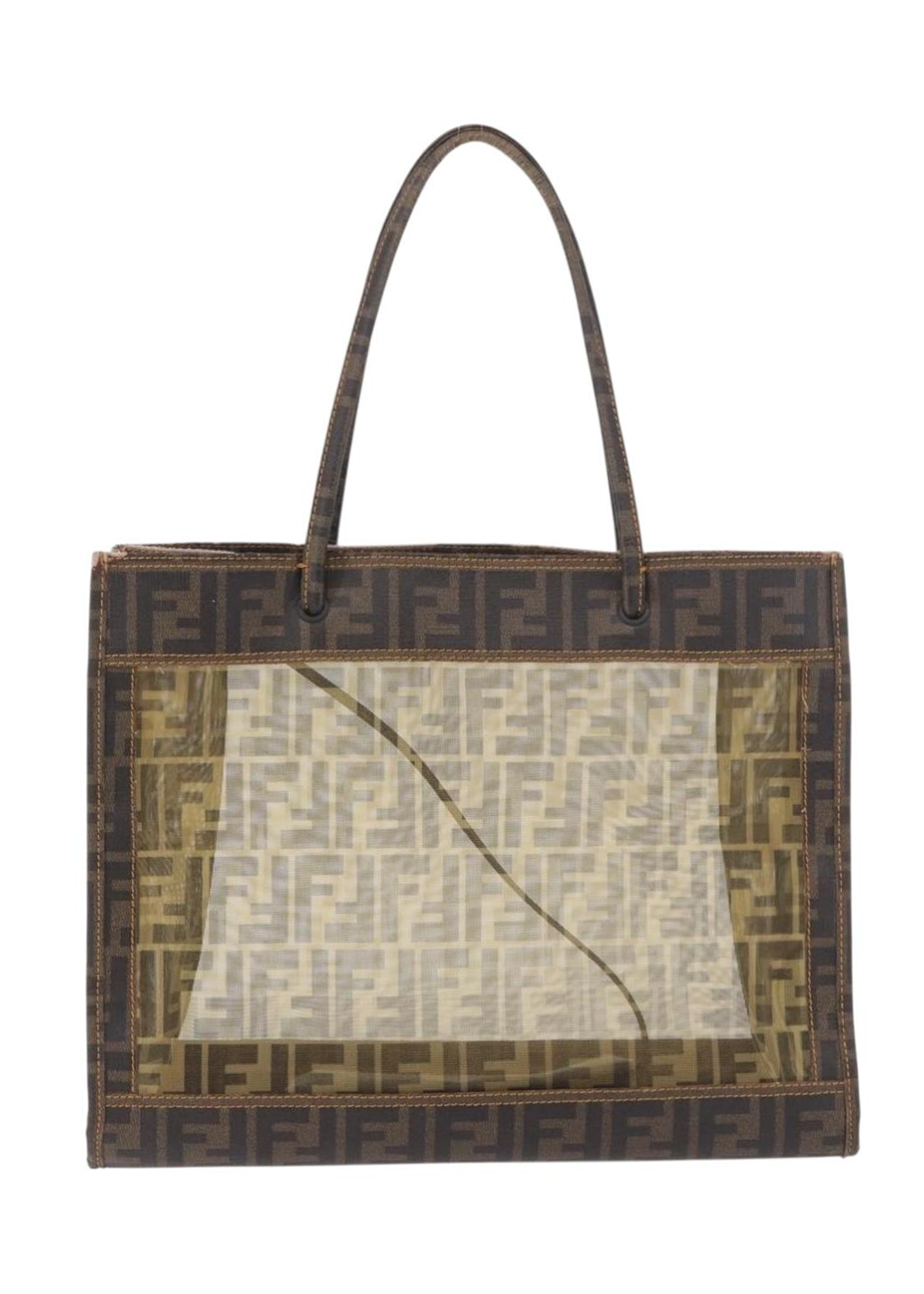 Fendi Brown Zucca Beach Tote