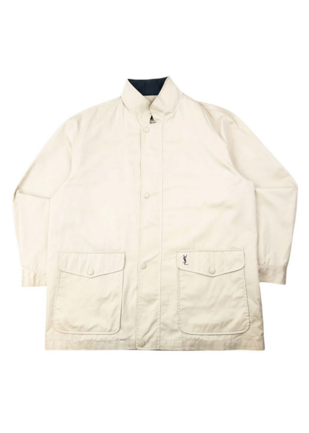 YSL White Pocket Bomber