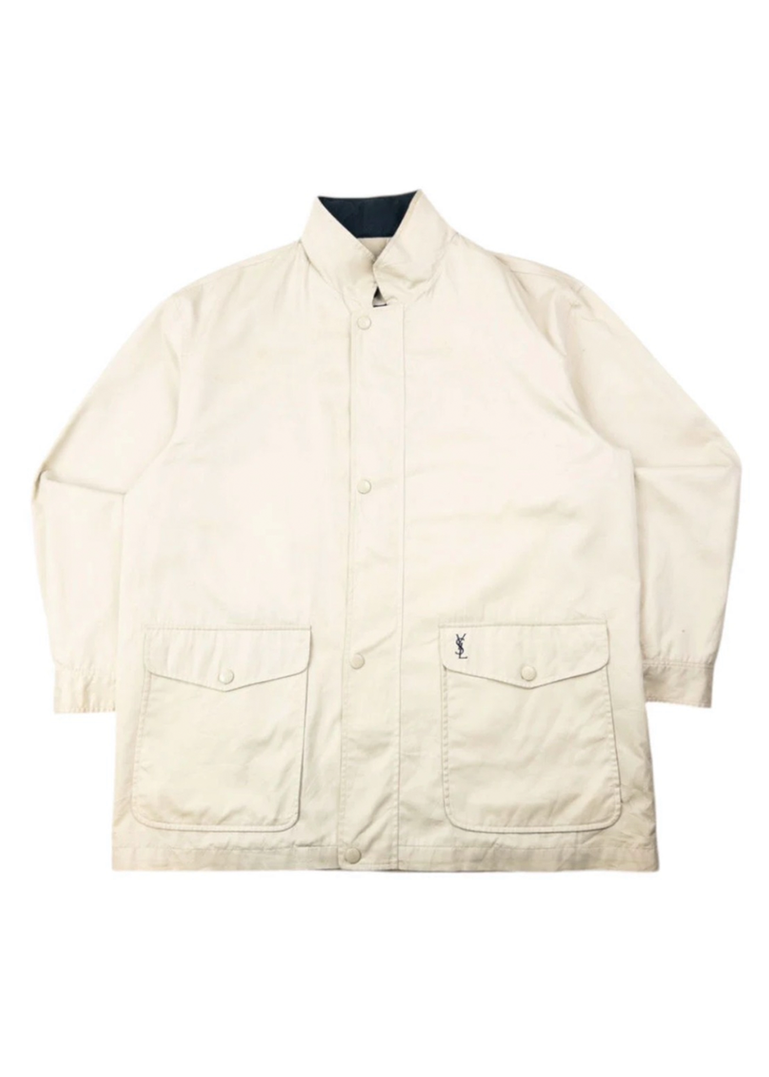 YSL White Pocket Bomber