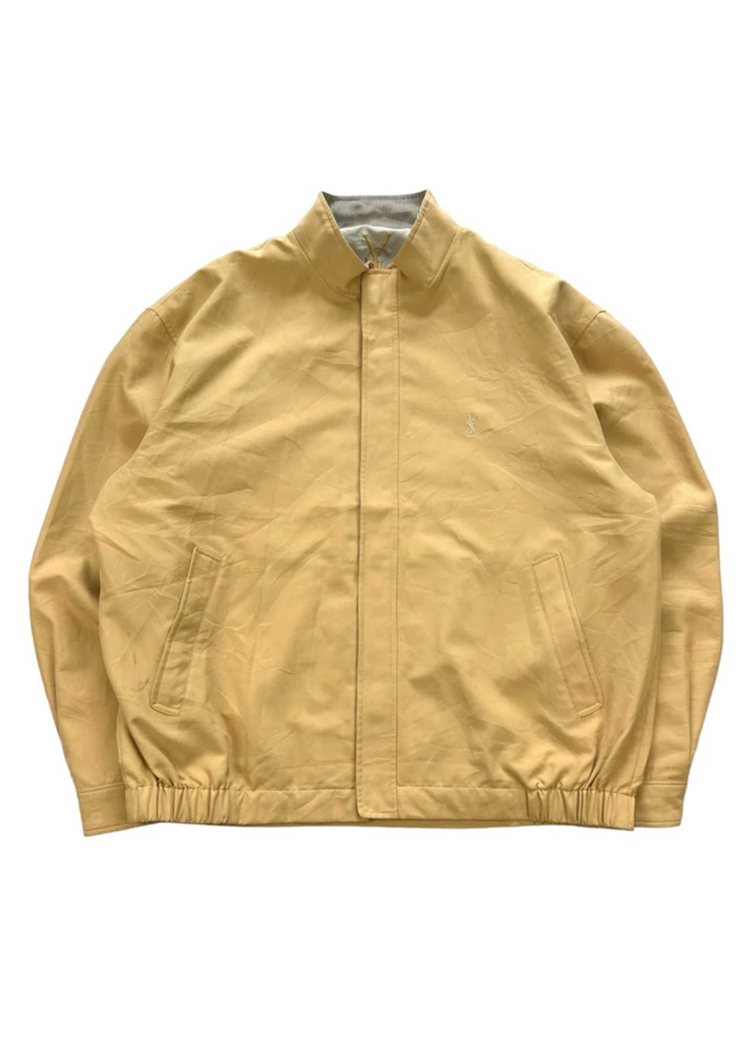 YSL Golden Yellow Windbreaker Bomber