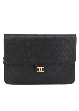 Chanel Black Leather Flap Bag