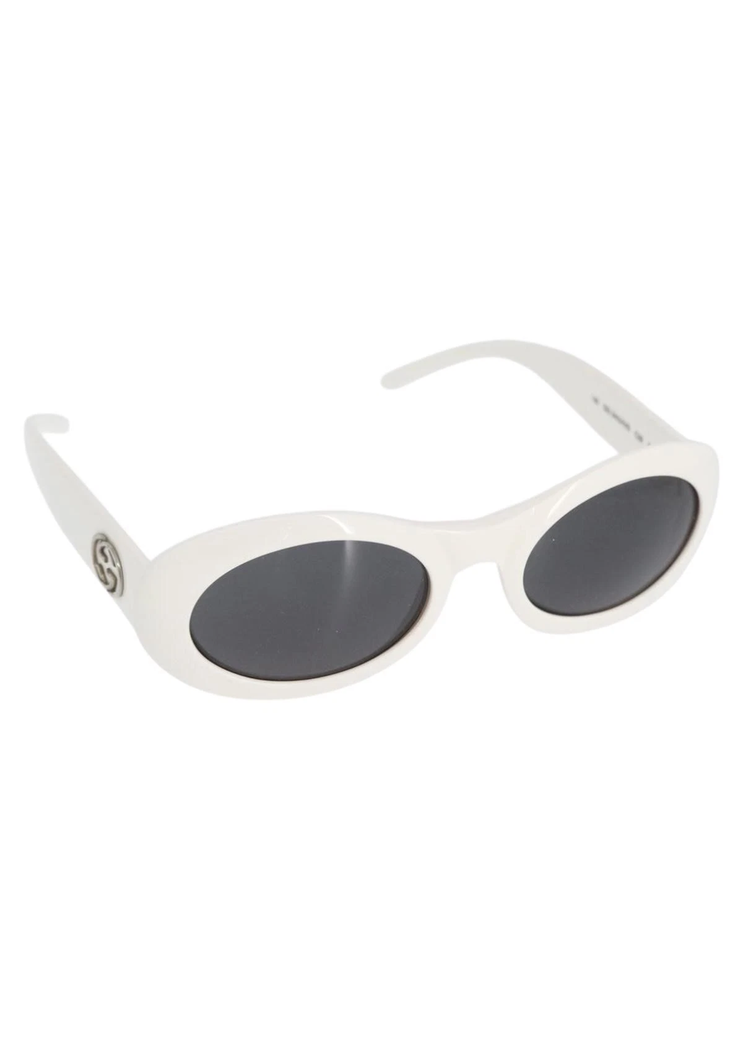 Gucci Round White Sunglasses
