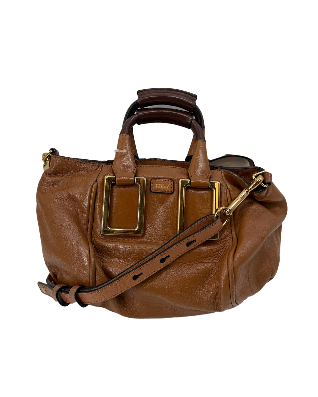 Chloe Tan Leather Handbag
