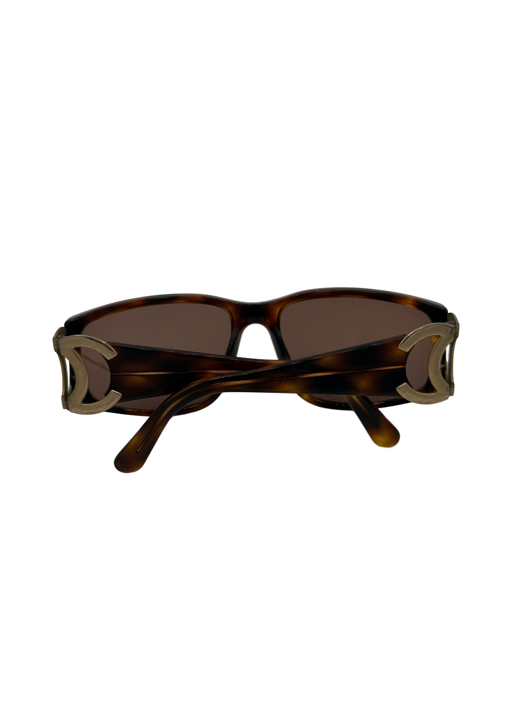 Chanel Tortoise Logo Sunglasses