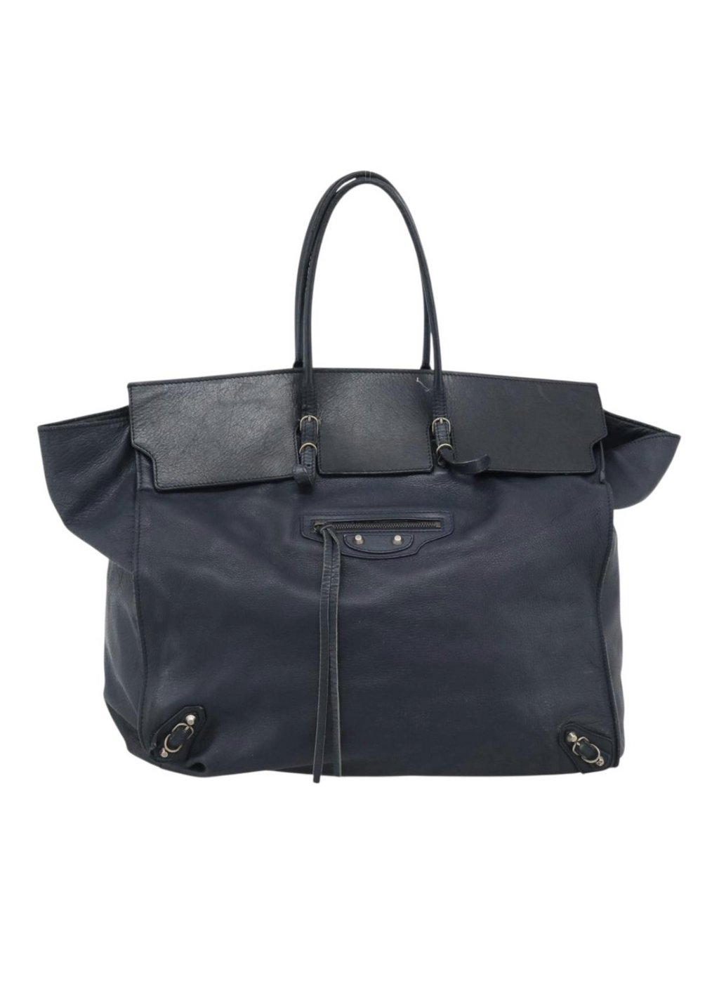 Balenciaga Navy City Bag