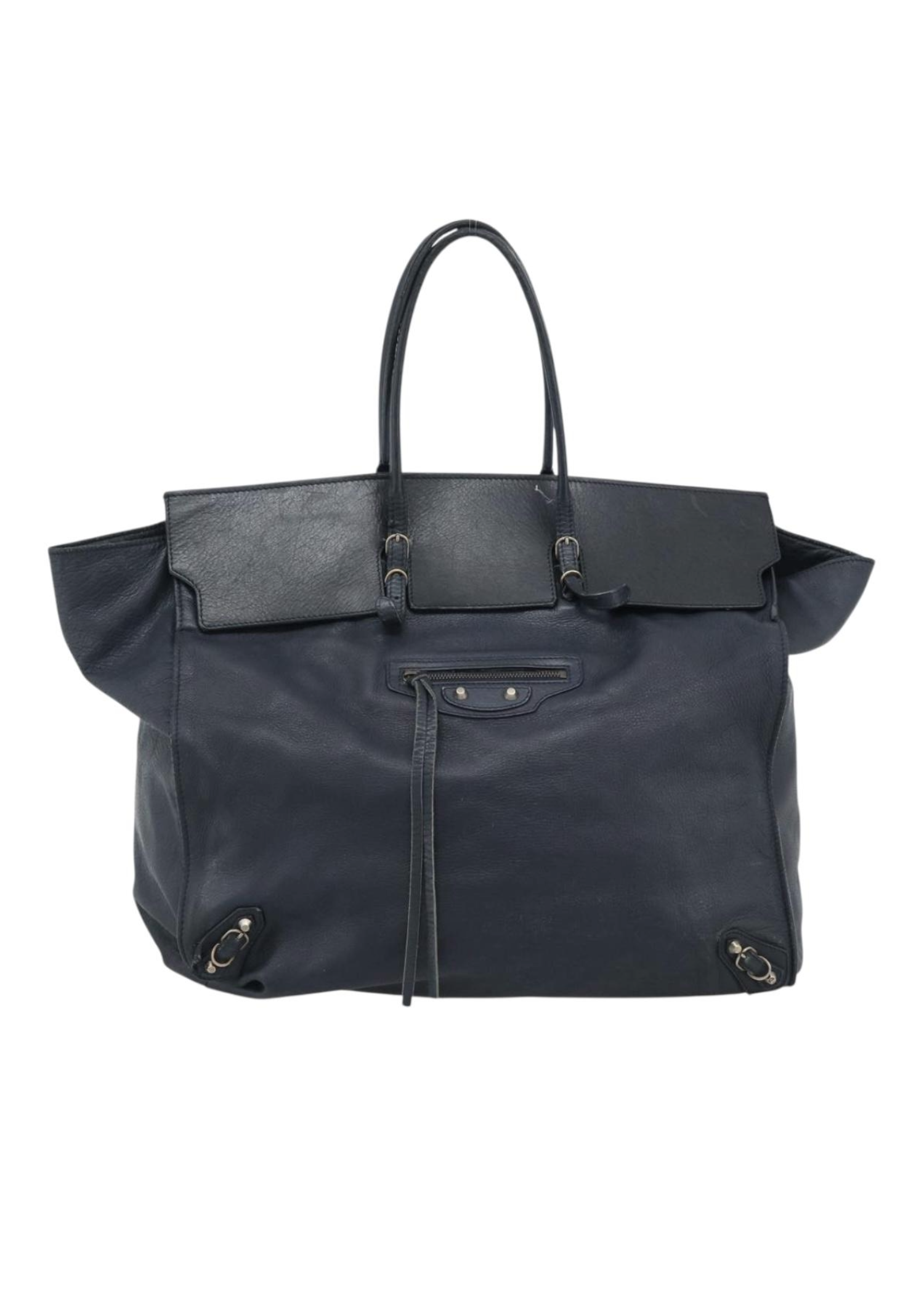 Balenciaga Navy City Bag