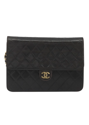 Chanel Black Quilted Leather Flap Bag