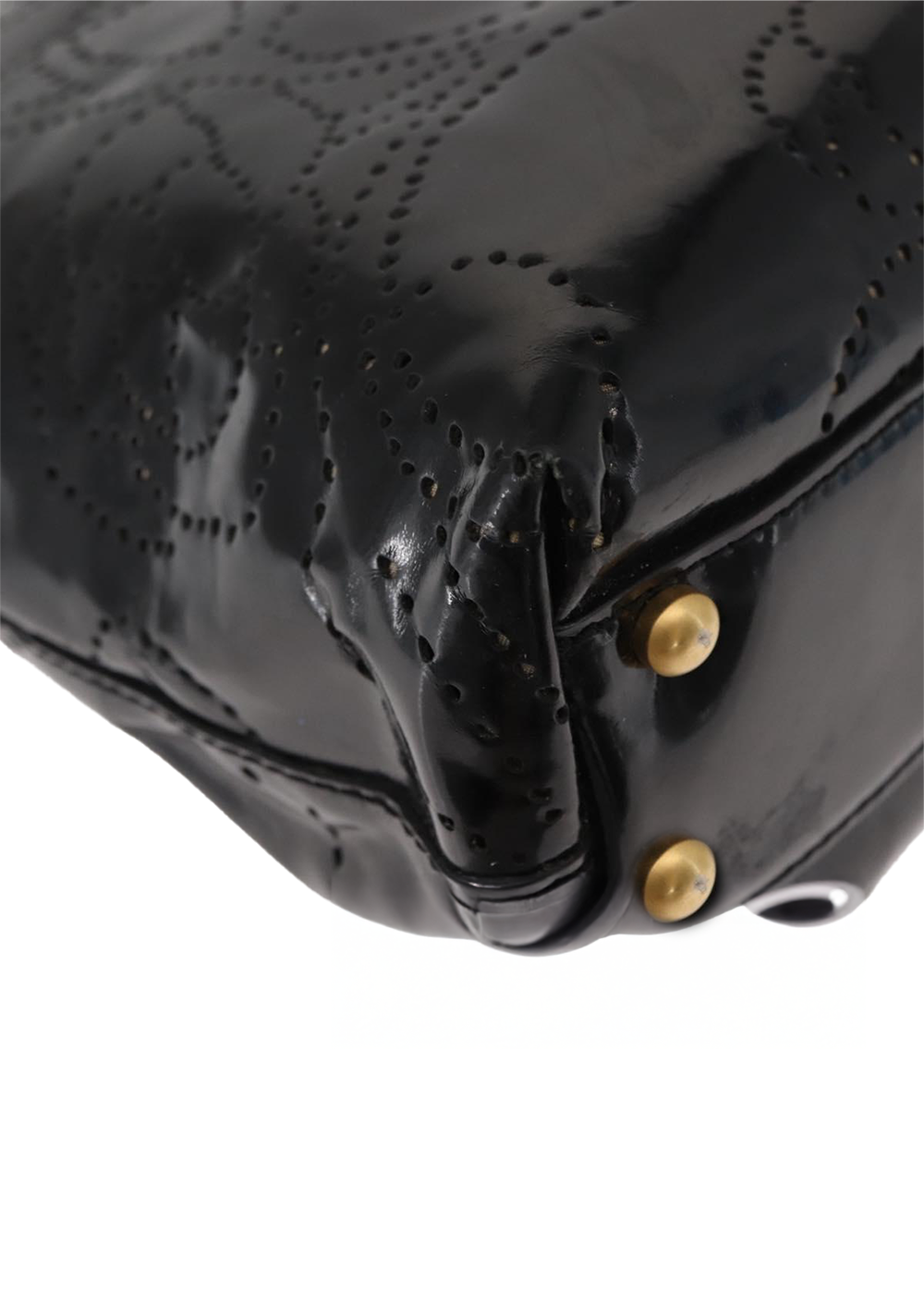 Chanel Black Camelia Patent Tote