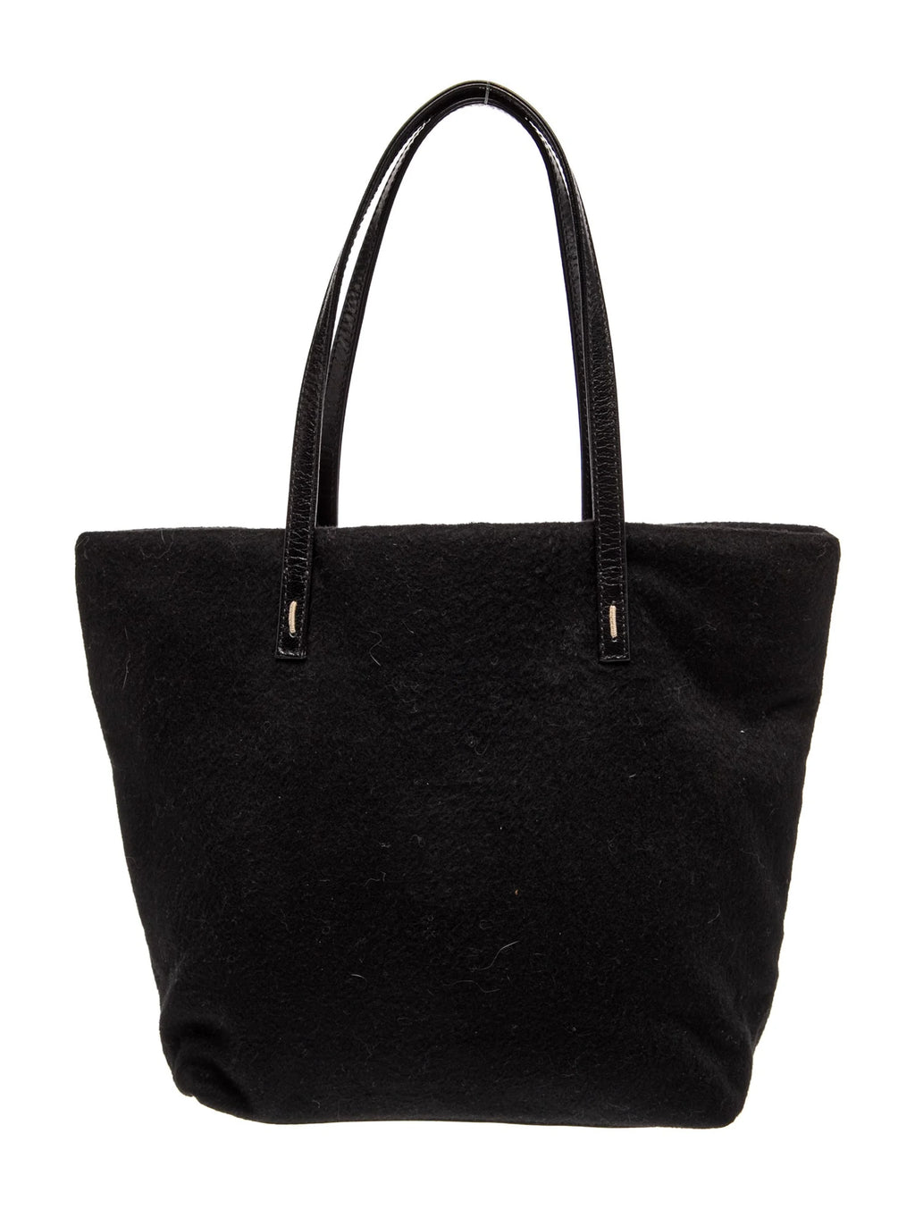 Valentino Black Fleece Tote