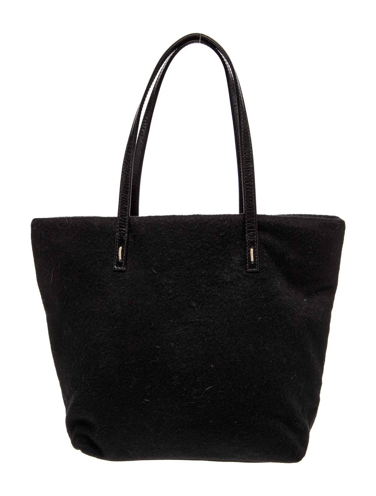 Valentino Black Fleece Tote