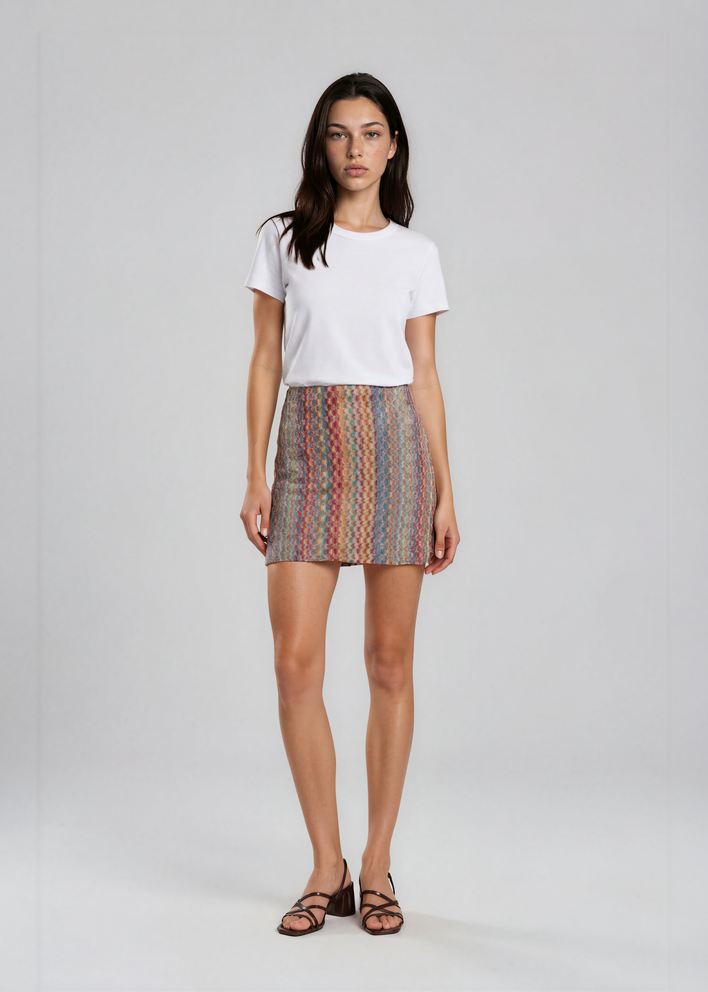 Missoni Colorful Printed Mini Skirt