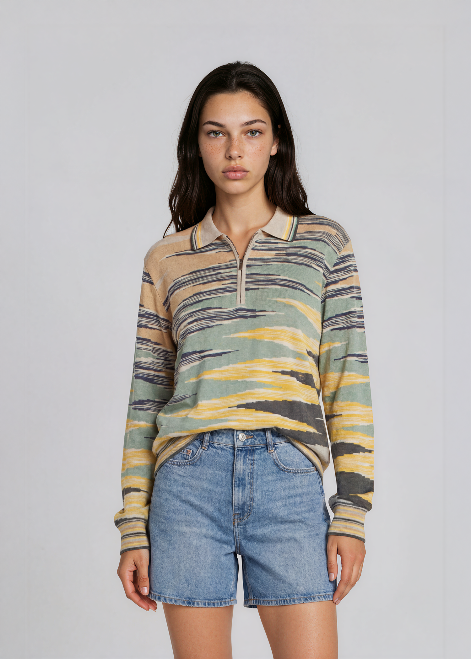 Missoni Yellow and Blue Polo