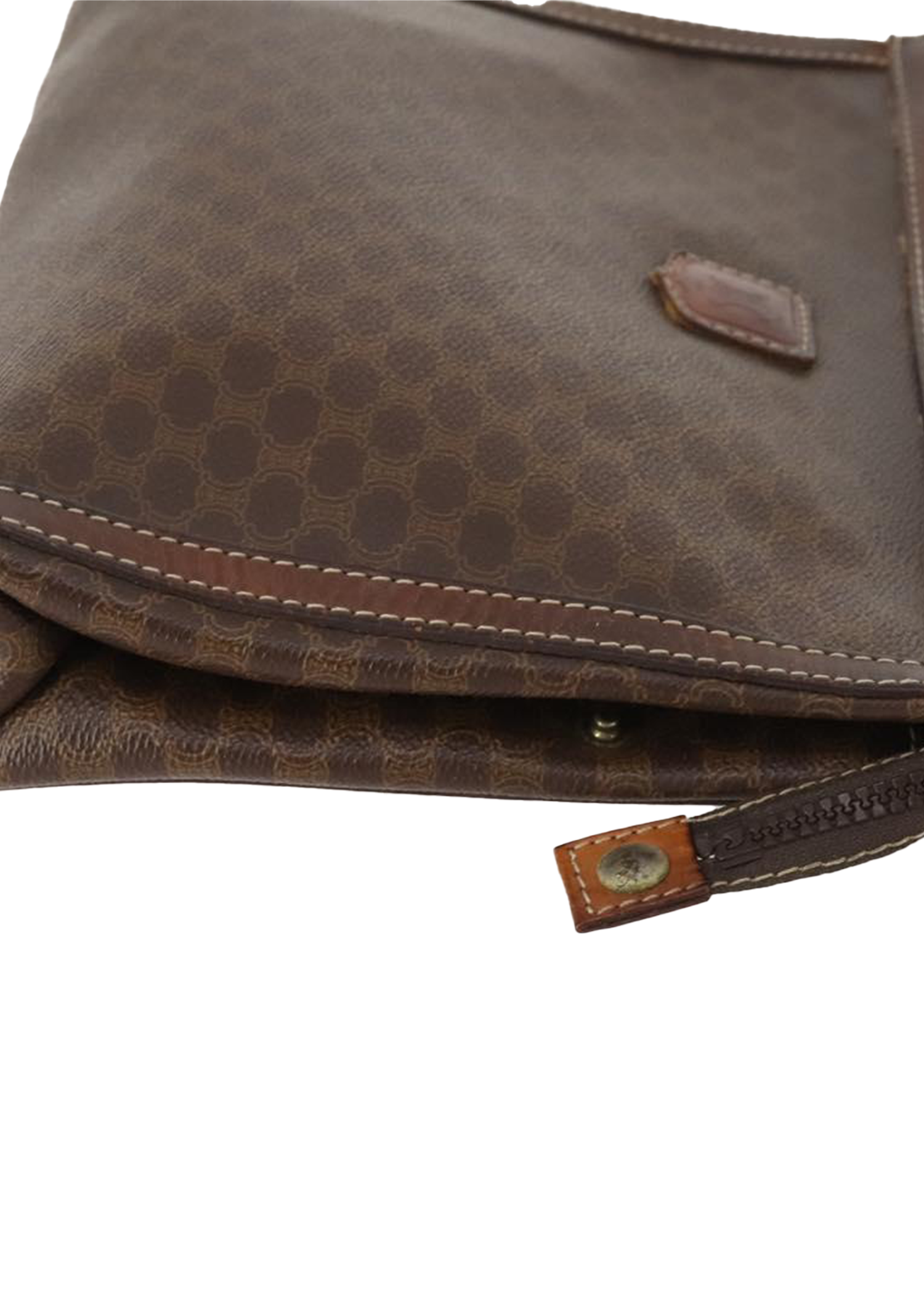 Celine Monogram Dark Brown Clutch