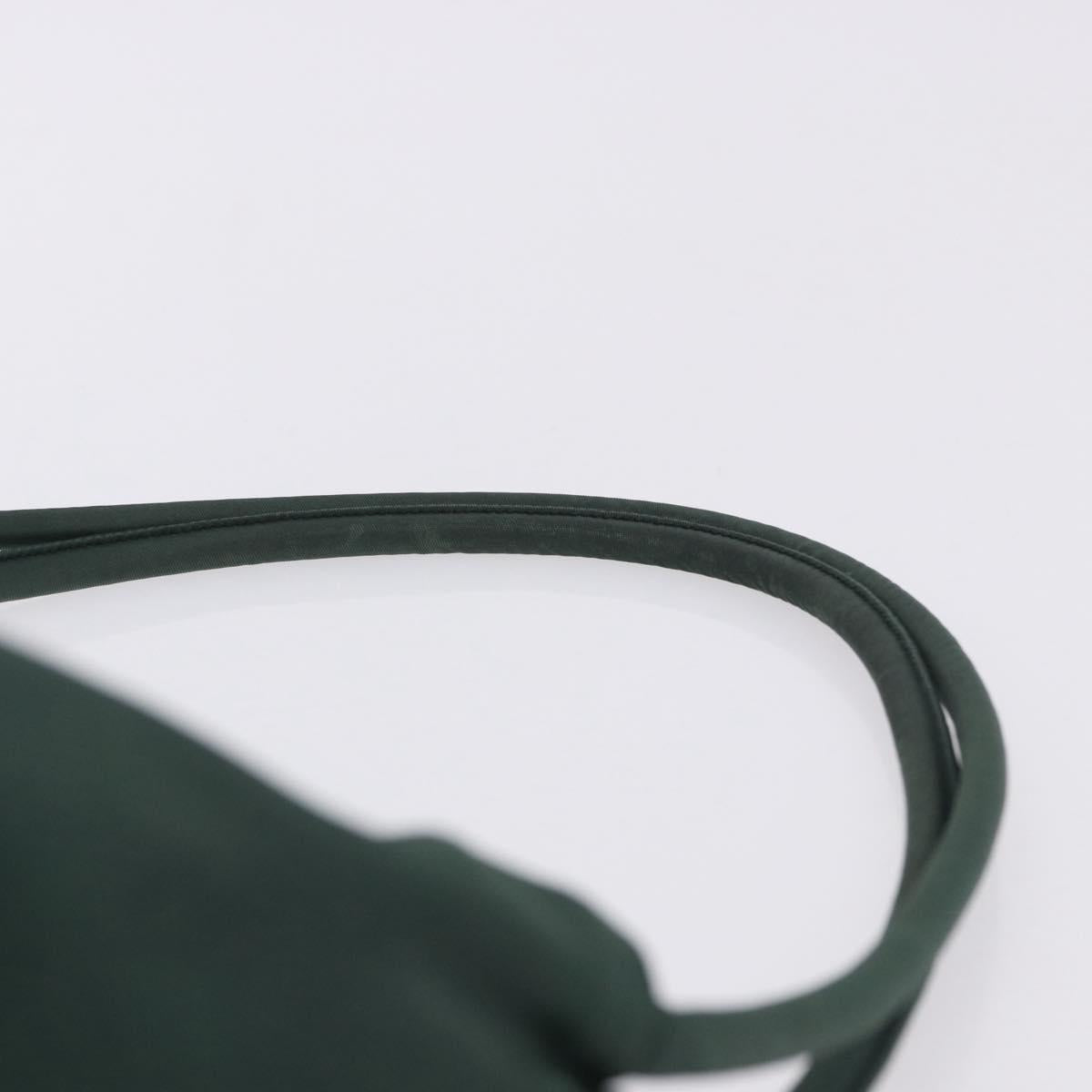 Prada Green Nylon Shoulder Bag