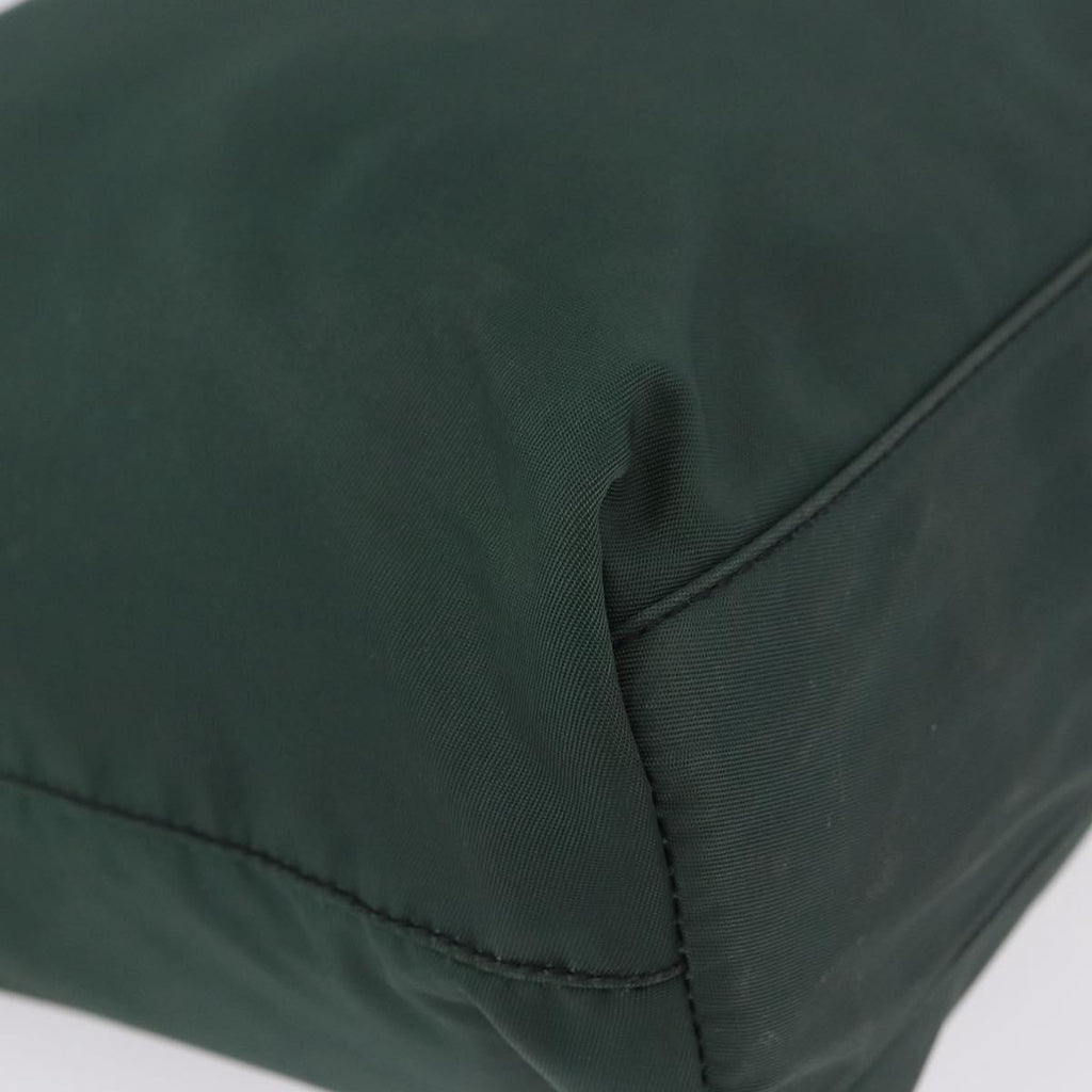 Prada Green Nylon Shoulder Bag