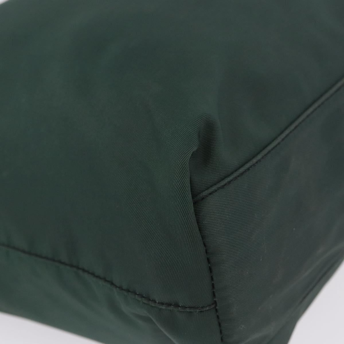 Prada Green Nylon Shoulder Bag