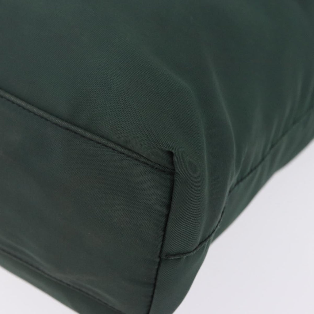 Prada Green Nylon Shoulder Bag