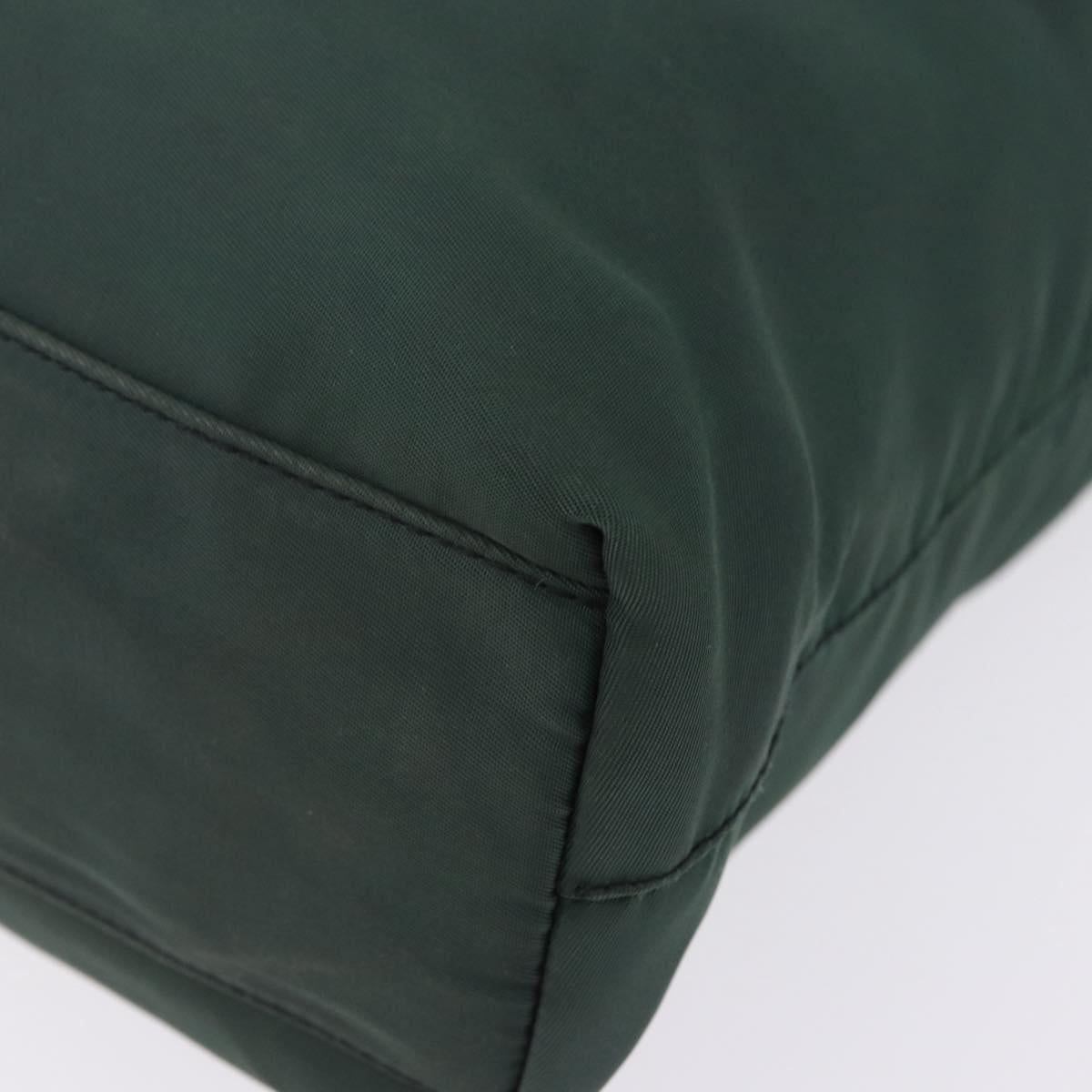 Prada Green Nylon Shoulder Bag