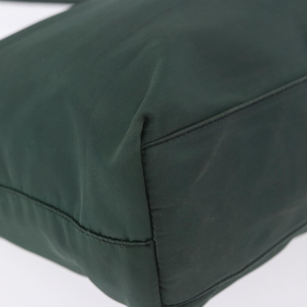 Prada Green Nylon Shoulder Bag